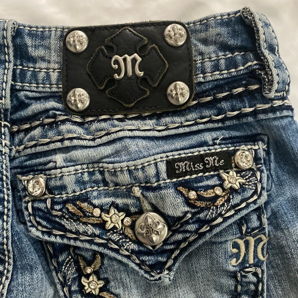Miss me jeans size 25 signature rise bootcut - Picture 6 of 8